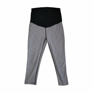 Zella "Live In" Maternity Leggings, M, Black/White